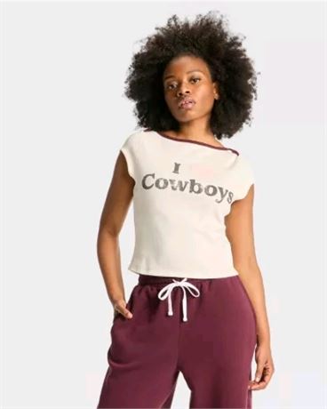 (XS) Women's "I Heart Cowboys