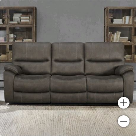 *Barcalounger Fabric Reclining Sofa