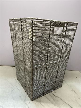 Twisted Rope Hamper Gray - Brightroom