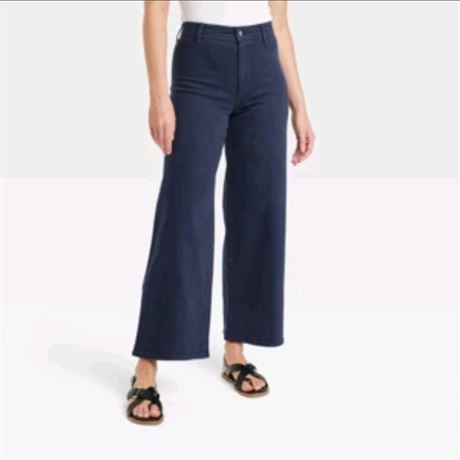 (8) Women's High-Rise Sailor Wide Leg