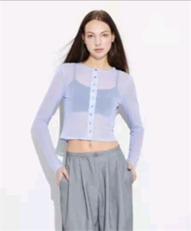 (XS) Wild Fable Sheer Cardigan