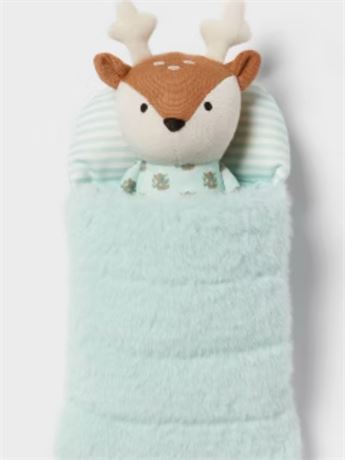 Deer Kids' Mini Plush with Sleeping Bag