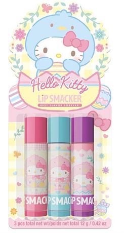 Lip Smacker Hello Kitty Lip Balm Trio, Adorable