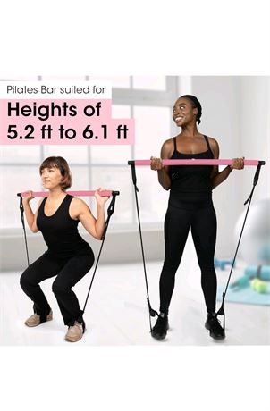 Pilates Bar Kit for Home Workouts