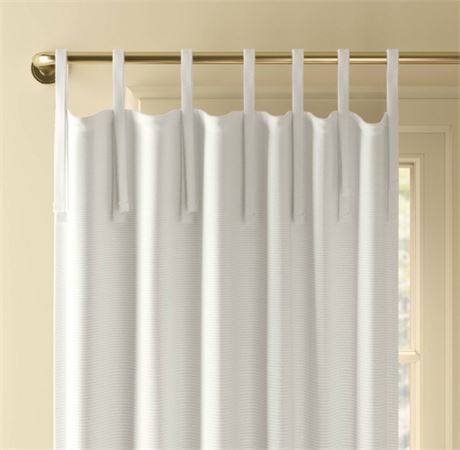 50"x63" Blackout Aruba Tie-Top Curtain