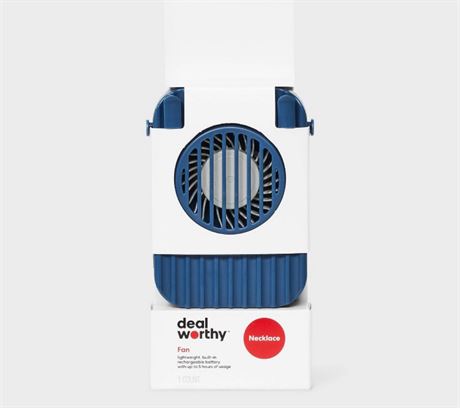 Necklace Fan Blue - Dealworthy�