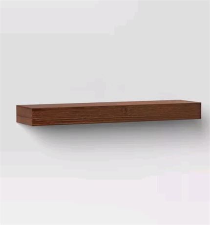 24" Floating Wood Shelf - Threshold�