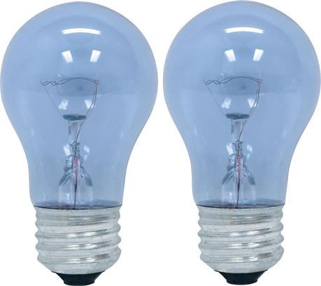 GE 2pk 40W Reveal HD+ Incandescent Appliance Light