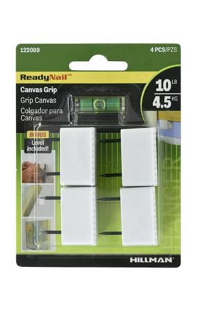 (3Pack) Hillman 4pk Canvas Grip Hangers