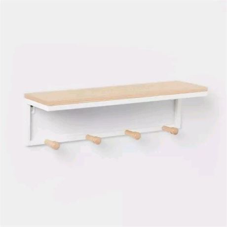 Mixed Material Entryway Organizer