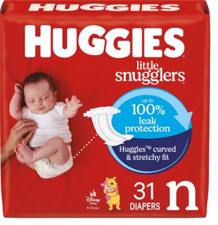 (N) Huggies Little Snugglers Disposable Diapers