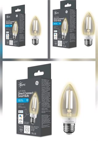 3pk GE Lighting 93130193 GE 6W BM Smart