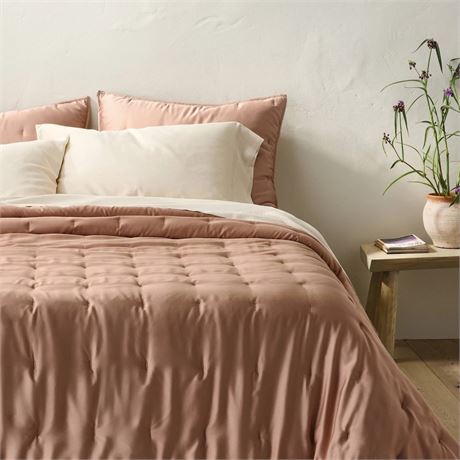 Full/Queen Rayon from Bamboo Quilt Light Adobe