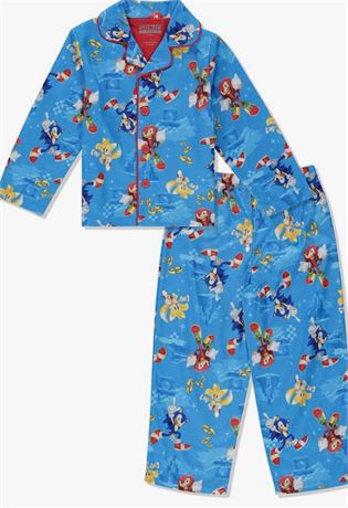 (L) Sonic The Hedgehog Boy's Pajama Set - 2