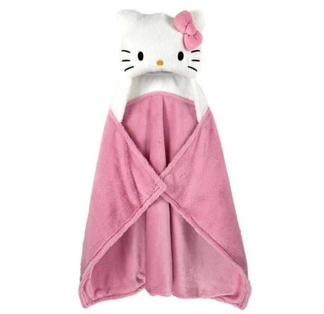 Hello Kitty Kids' Hooded Blanket