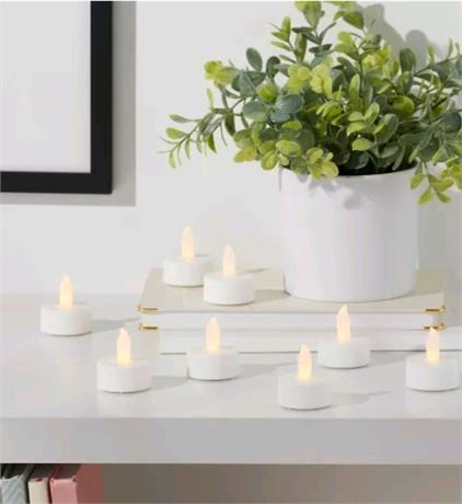 50ct Twist-Flame LED Tealight Candles