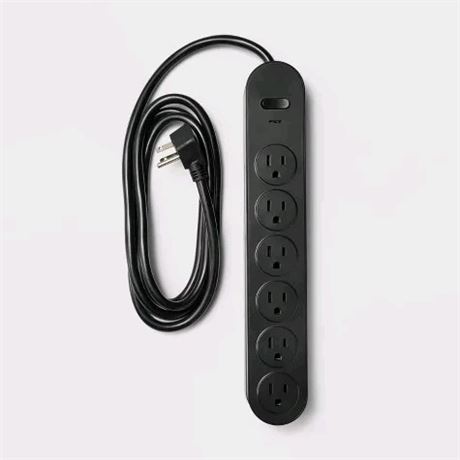 6',  6 Outlet Power Strip Extension Cord -