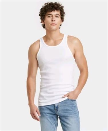 Men's 4pk Ribbed Tank Top -