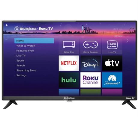 Westinghouse 24" 720p LED Roku Smart TV