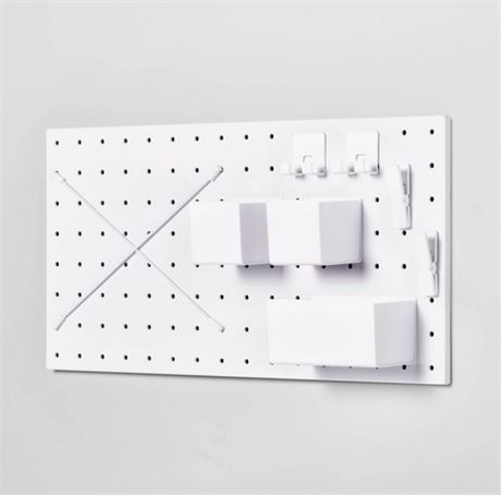 13" x 26" Pegboard Set White - Brightroom�:
