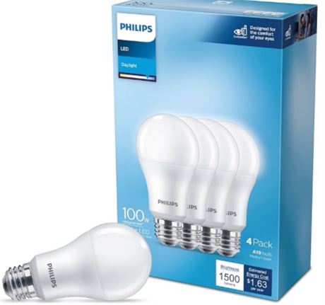 Basic Frosted Non-Dimmable A19 Light Bulb -