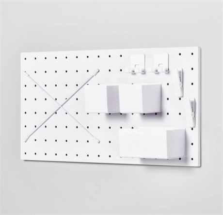 13" x 26" Pegboard Set White - Brightroom�: