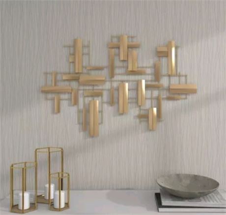 Contemporary Metal Abstract Wall Decor