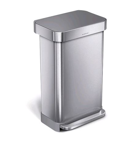 simplehuman 45L Kitchen Step Trash