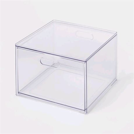 All Purpose Single Drawer Storage Clear