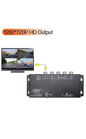 Mini 4Ch 720P HD Mobile DVR SD Card