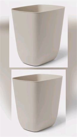 2PK (3gal) Open Vanity Waste Basket