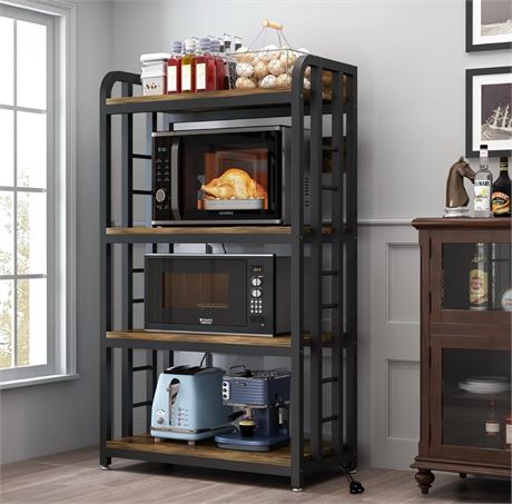 Bakers Rack with Power Outlet