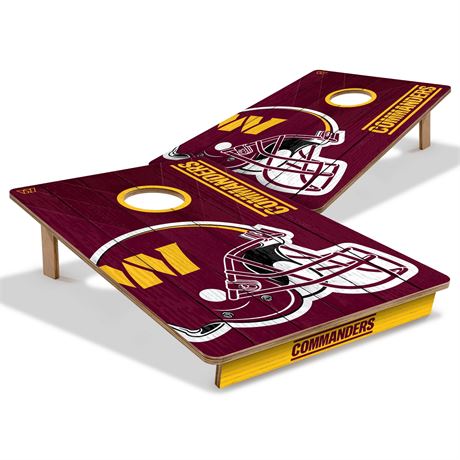 YouTheFan NFL 2’ x 3’ Wood Cornhole Game