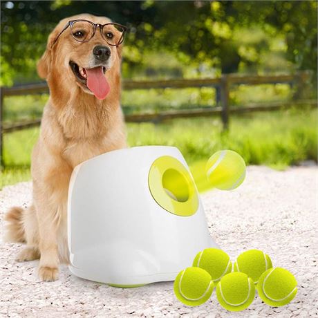 ALL FOR PAWS Automatic Dog Ball Launcher for