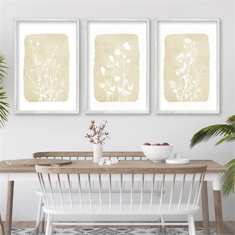 Wildflower Floral Botanical Wall Art Decor 16x11