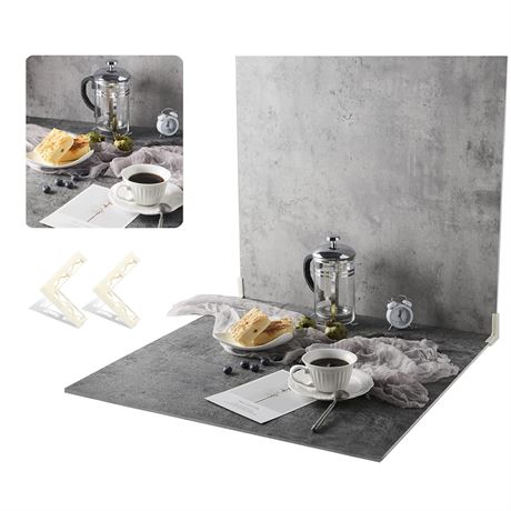 2 PCS Photo Backdrop Boards for Flat Lay, Food