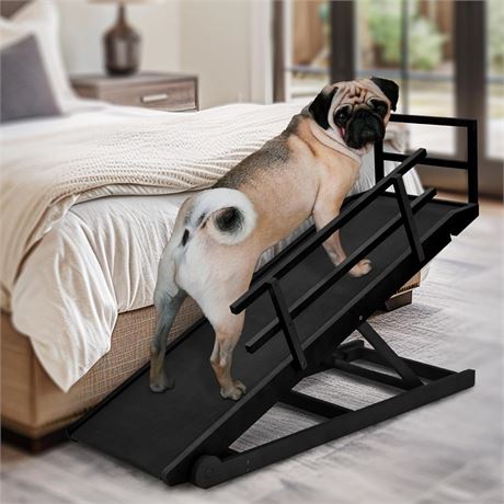 Dog Ramp for Bed, Adjustable Pet Ramps for Dog to