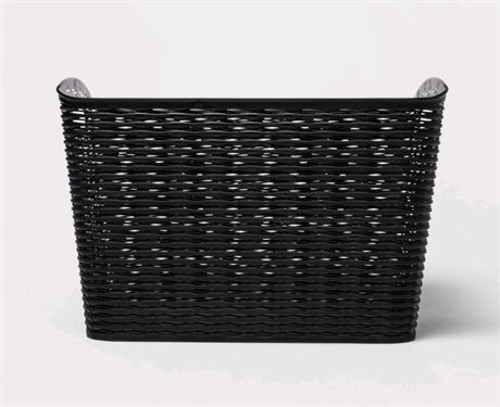 Wave XL Curved Storage Bin Black