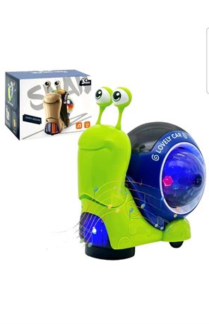 Electric Luminous Snail Baby Toy
