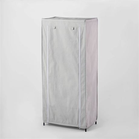 30 Double Rod Fabric Covered Wardrobe -"