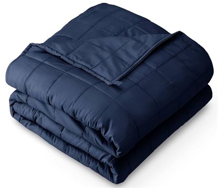 Bare Home Weighted Blanket All-Natural 100% Cotton