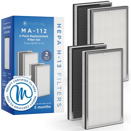 Medify MA-112 Genuine Replacement Filter Set for