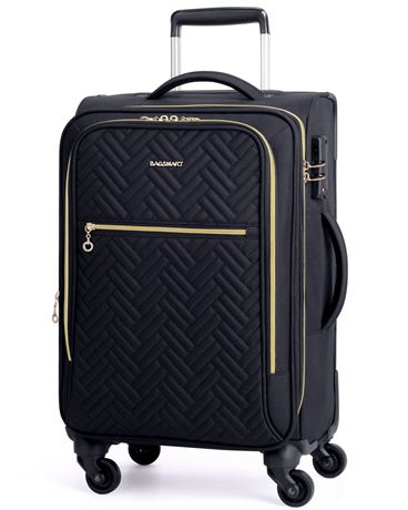 BAGSMART Carry On Luggage 20 Inch,Softside