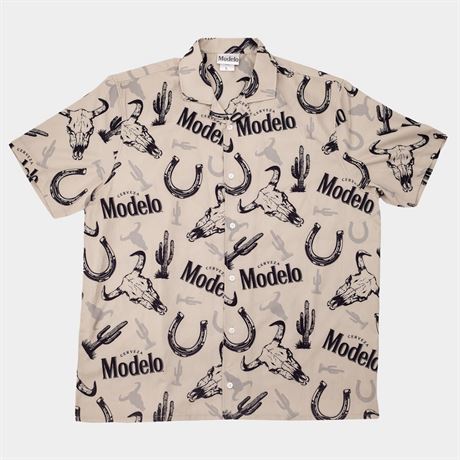 Men's Modelo Short Sleeve Woven Button-Down Shirt