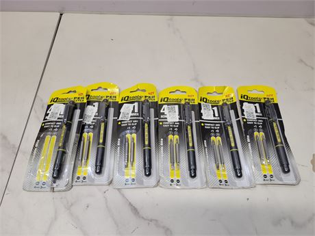 Lot of 6 iQtools 4-in-1 Screwdrivers