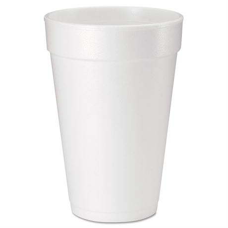 Dart Cold Cups, 16 Oz., White, 500/Carton (16J165)
