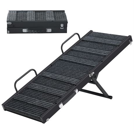 Dog Ramp for Bed, 39.8'' Long Foldable Dog Ramp
