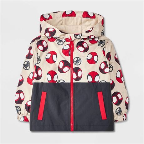 Baby Boys' Marvel Spider-Man Windbreaker Jacket -