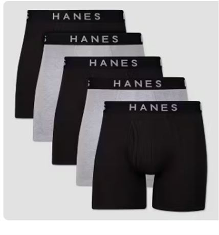 Hanes Premium Men's Boxer Briefs 5pk