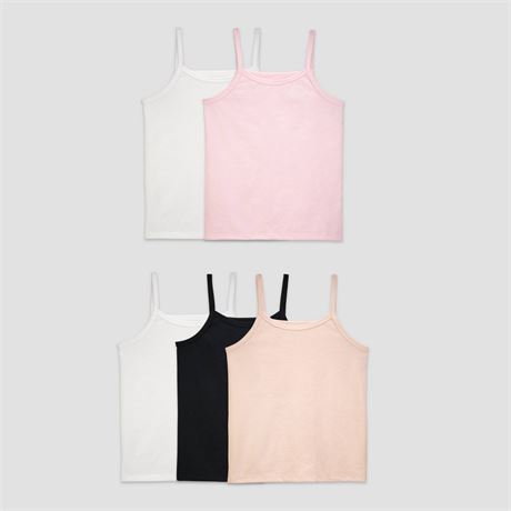 Fruit of the Loom Girls' 5pk Cami - Colors May